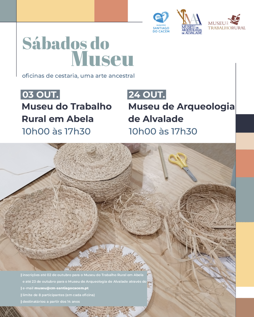 Sábados do Museu – Oficinas de Cestaria – uma arte ancestral — event image